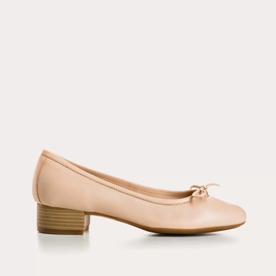 Ballerines^Reqins Ballerines Alma Cuir Rose, Chair
