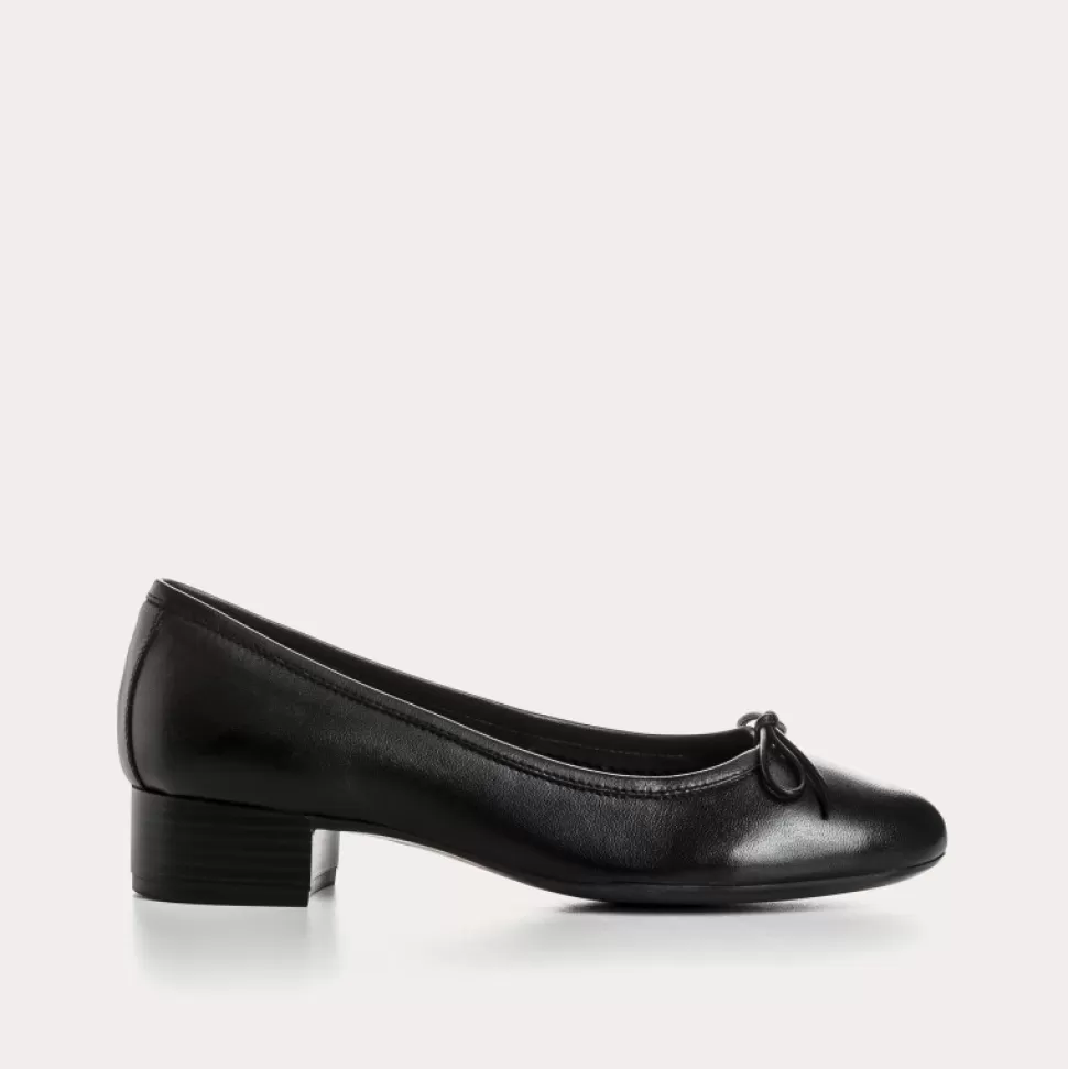 Ballerines^Reqins Ballerines Alma Cuir Noir, Noir