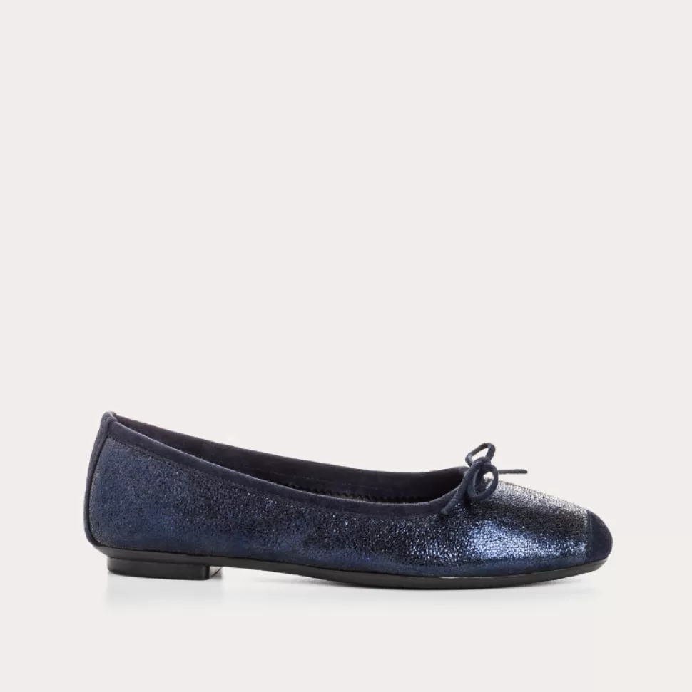 Ballerines^Reqins Ballerines Harmony Crack Metallique, Nuit