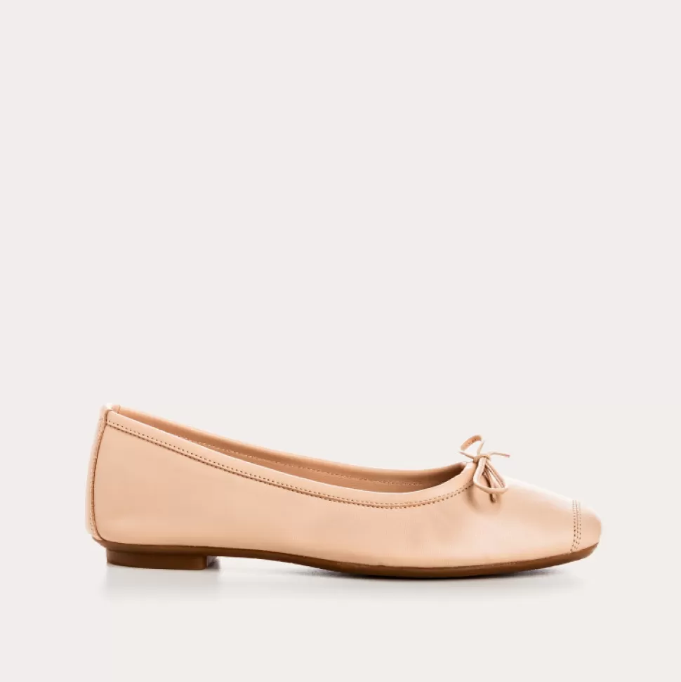 Ballerines^Reqins Ballerines Harmony Cuir Rose, Chair