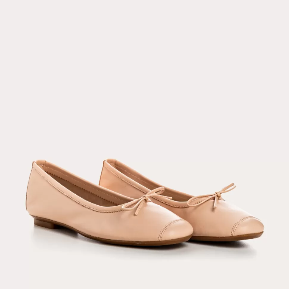 Ballerines^Reqins Ballerines Harmony Cuir Rose, Chair