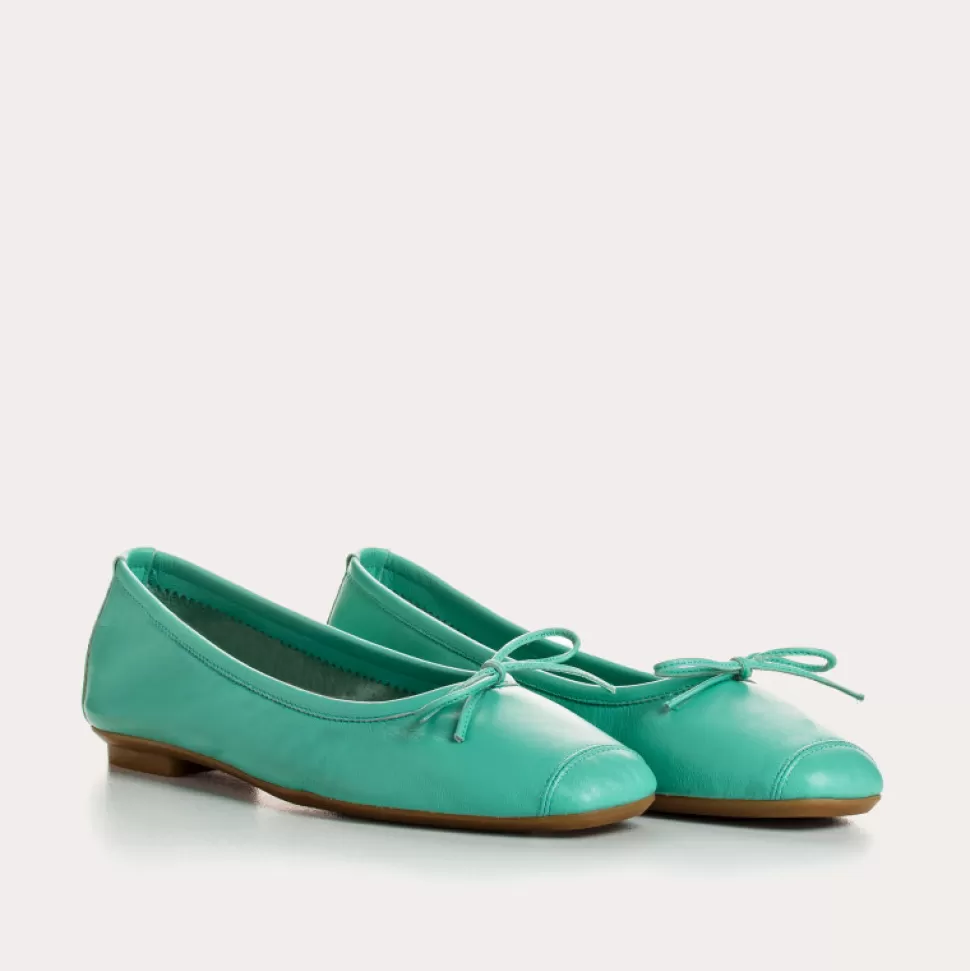 Ballerines^Reqins Ballerines Harmony Cuir Aqua