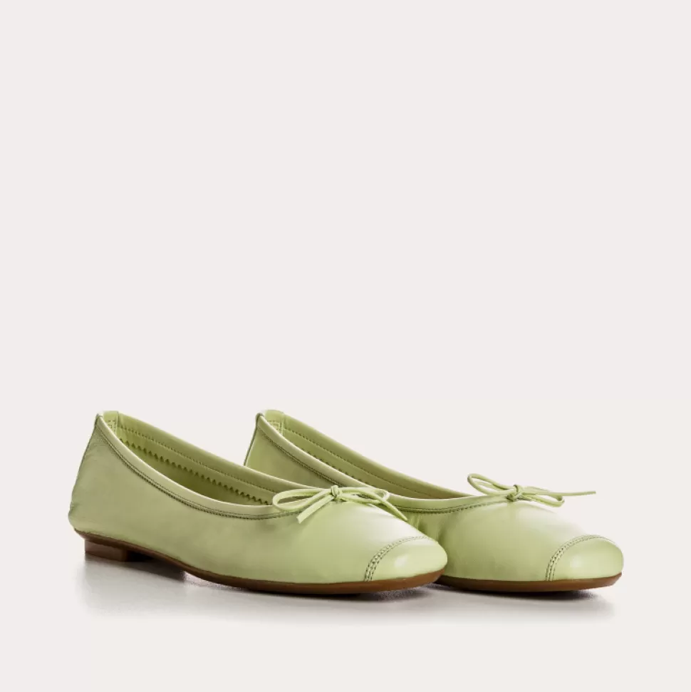 Ballerines^Reqins Ballerines Harmony Cuir Vert D Eau