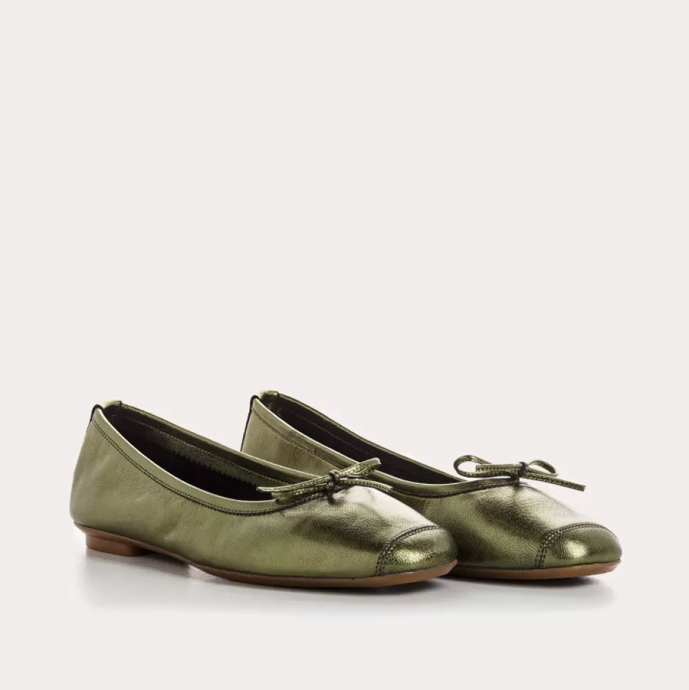 Ballerines^Reqins Ballerines Harmony Eclat Vert, Olive