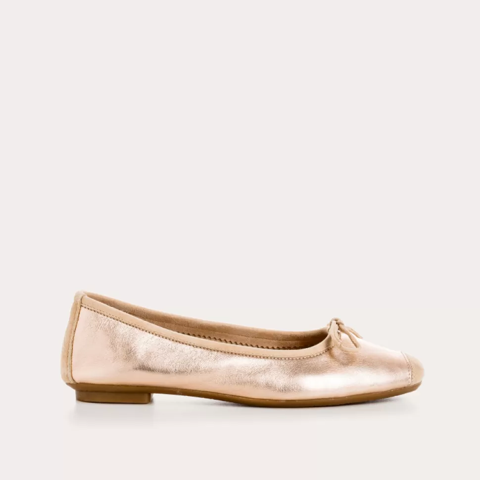 Ballerines^Reqins Ballerines Harmony Eclat Cc Metallique, Rosee