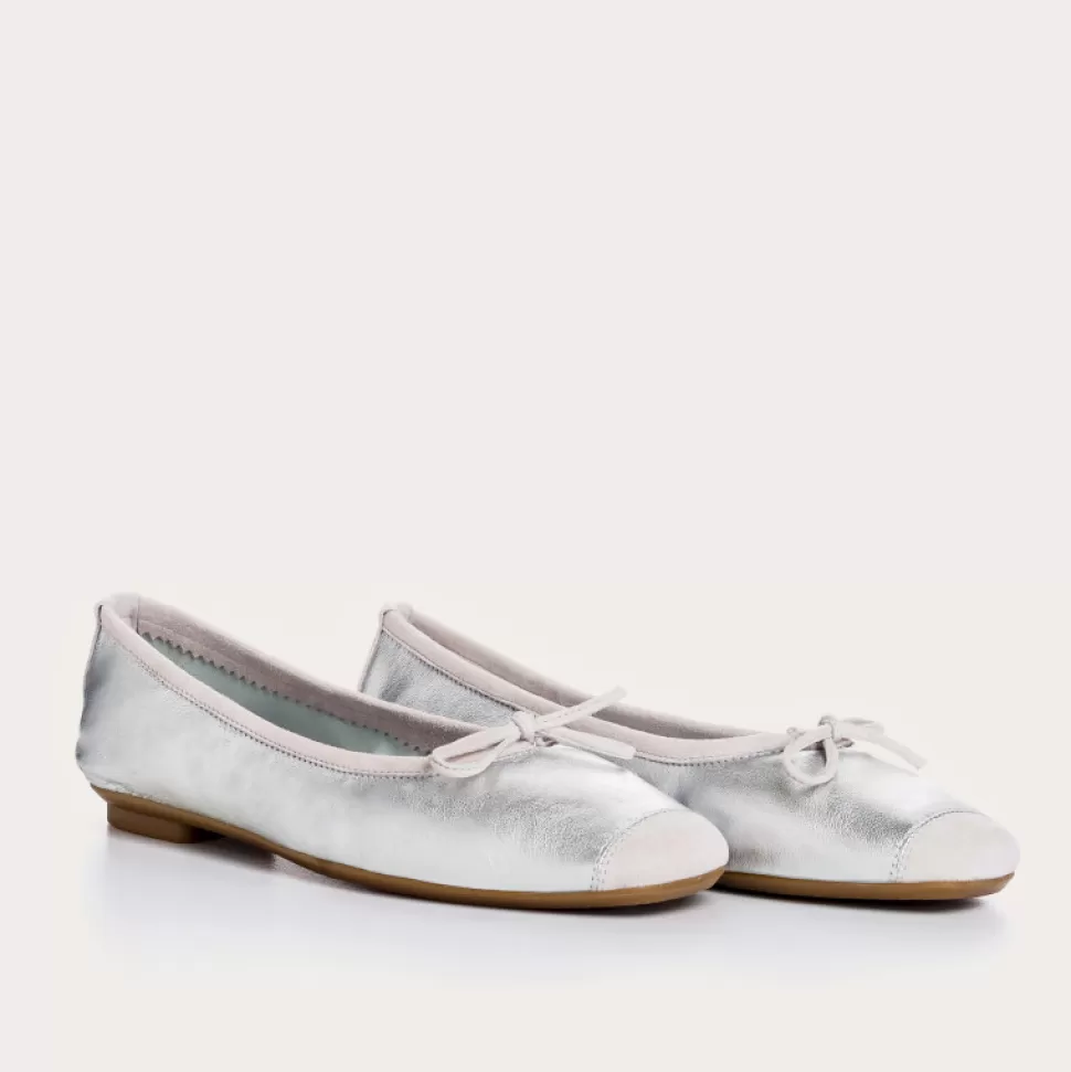 Ballerines^Reqins Ballerines Harmony Eclat Cc Argent, Metallique