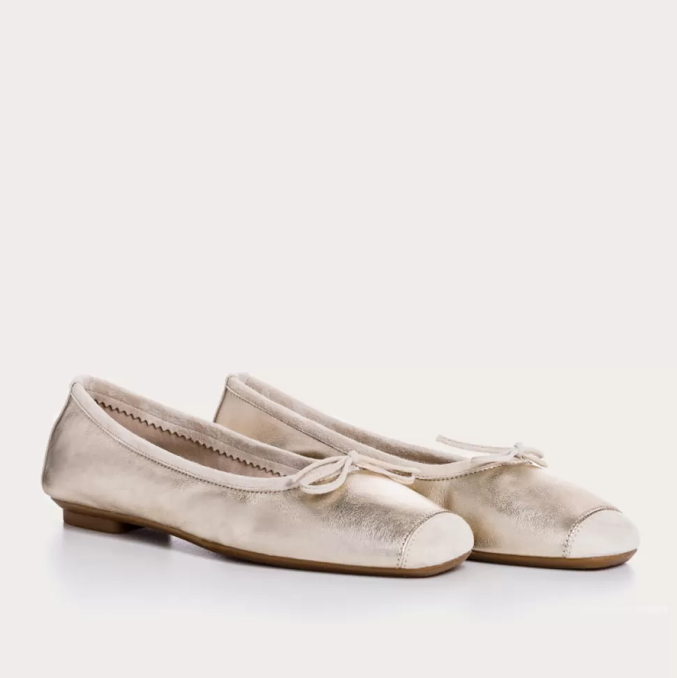 Ballerines^Reqins Ballerines Harmony Eclat Cc Metallique, Platine