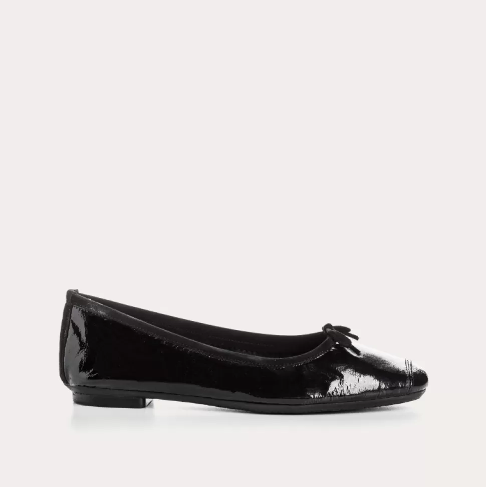 Ballerines^Reqins Ballerines Harmony Naplak Noir, Noir