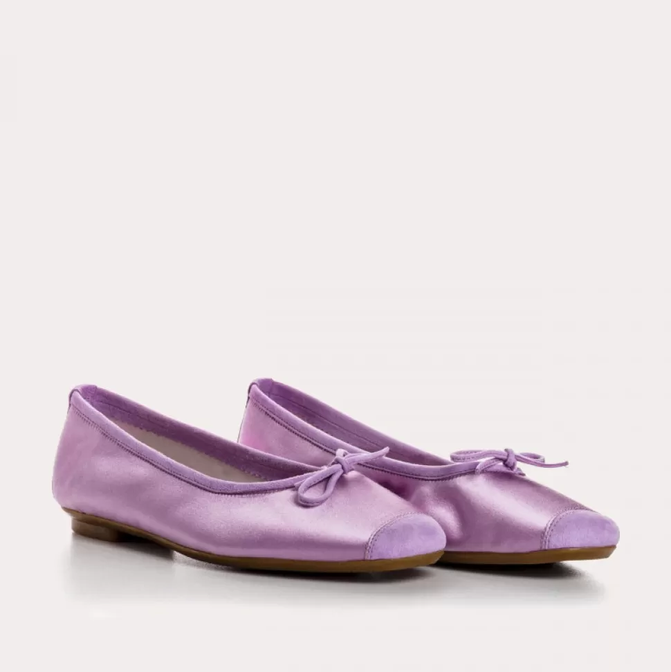 Ballerines^Reqins Ballerines Harmony Silk Lavande