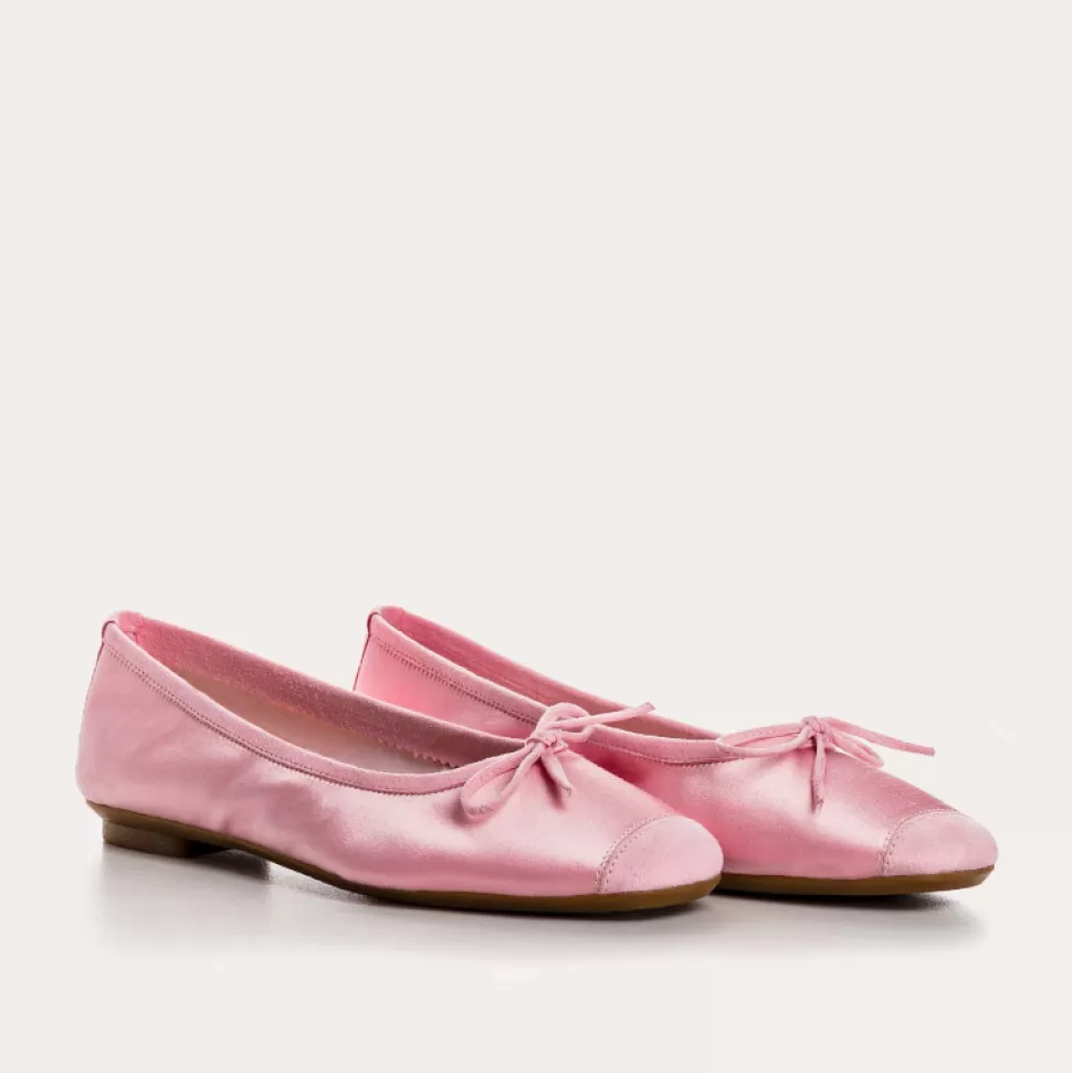 Ballerines^Reqins Ballerines Harmony Silk Rose, Pink