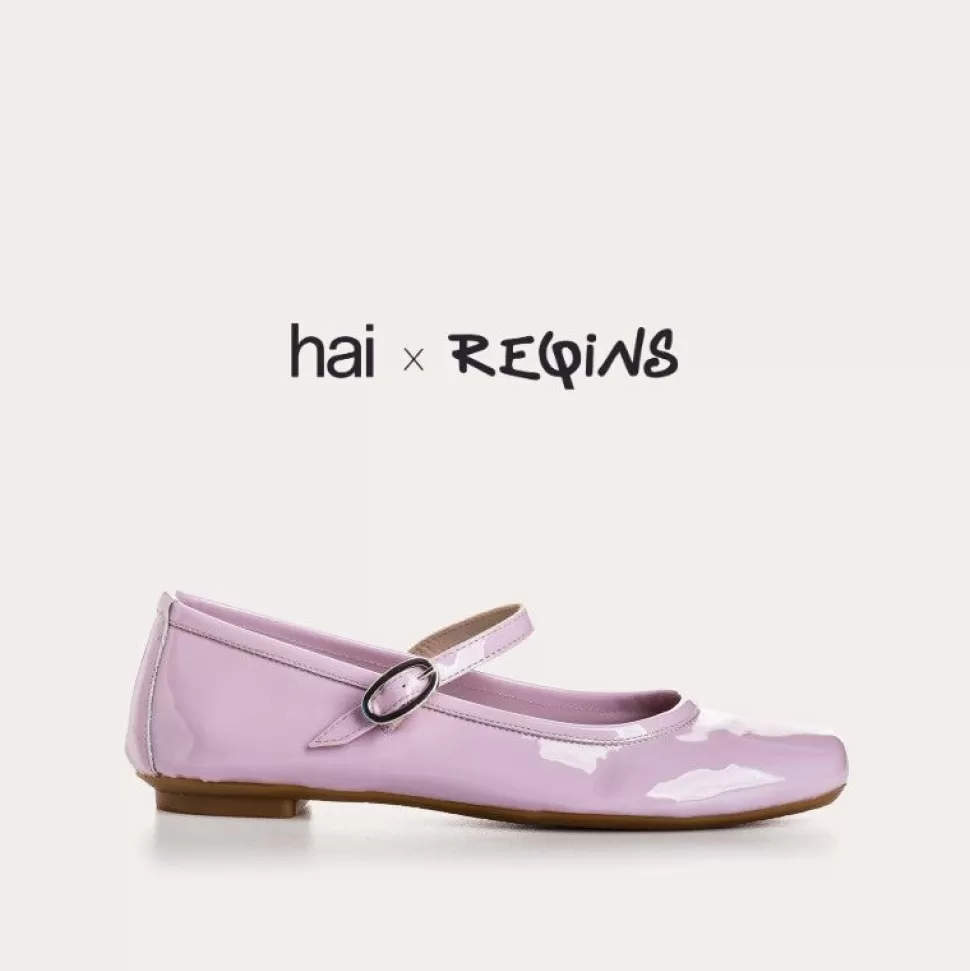 Ballerines^Reqins Ballerines Honoree Vernis Bleu, Lavande
