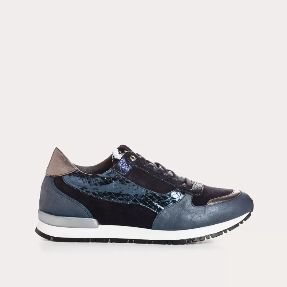 Baskets^Reqins Baskets Electra Mix Mamba Met Bleu, Nuit