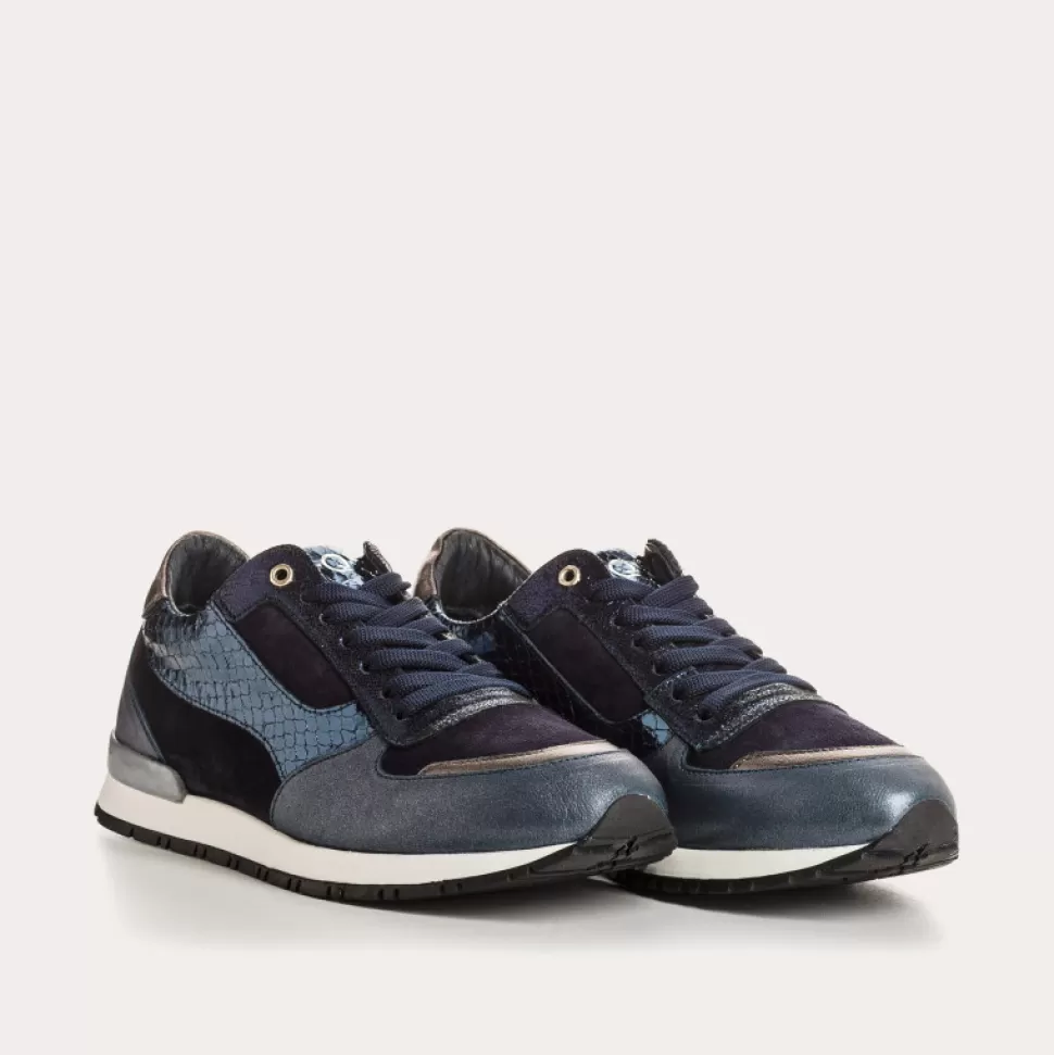 Baskets^Reqins Baskets Electra Mix Mamba Met Bleu, Nuit