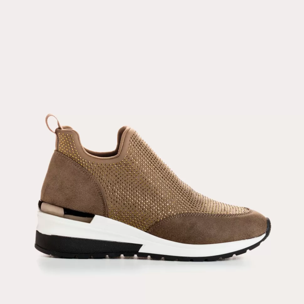 Baskets^Reqins Baskets Iroshi Lycra Taupe, Taupe