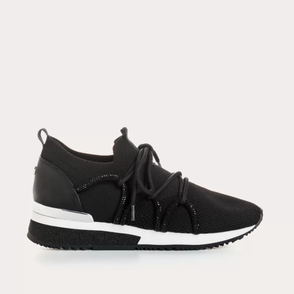Baskets^Reqins Baskets Isatis Crochet Noir, Noir