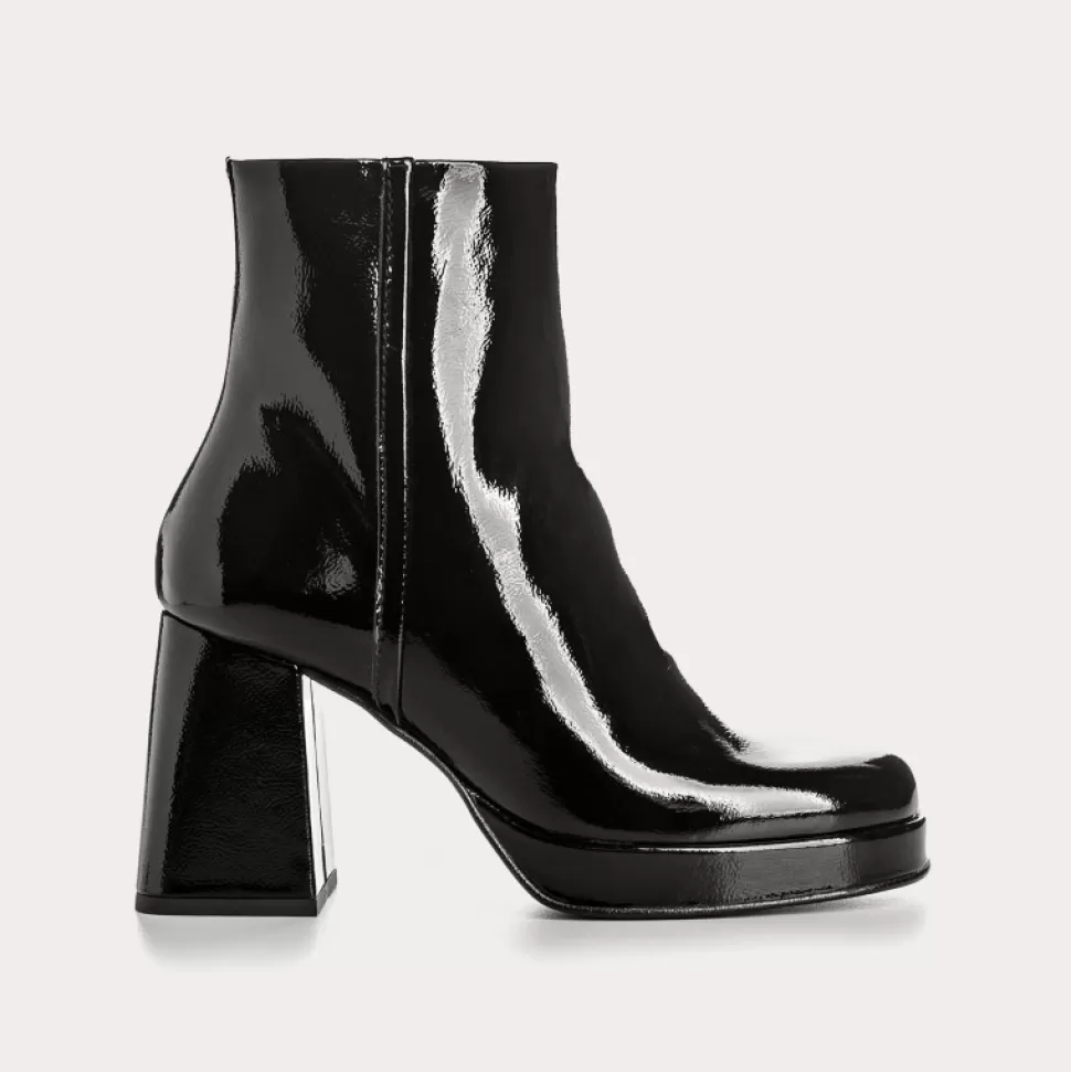 Boots^Reqins Boots Perbora Naplak Noir, Noir