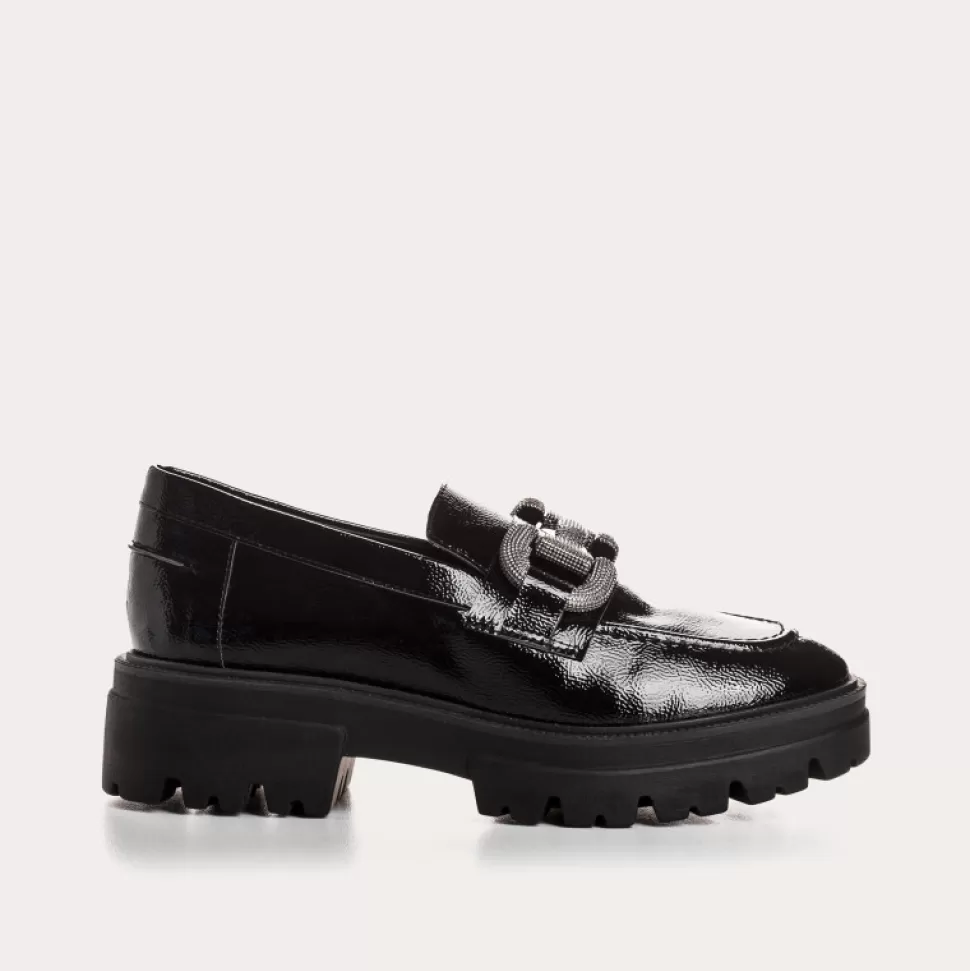 Mocassins^Reqins Mocassins Abril Naplak Noir, Noir