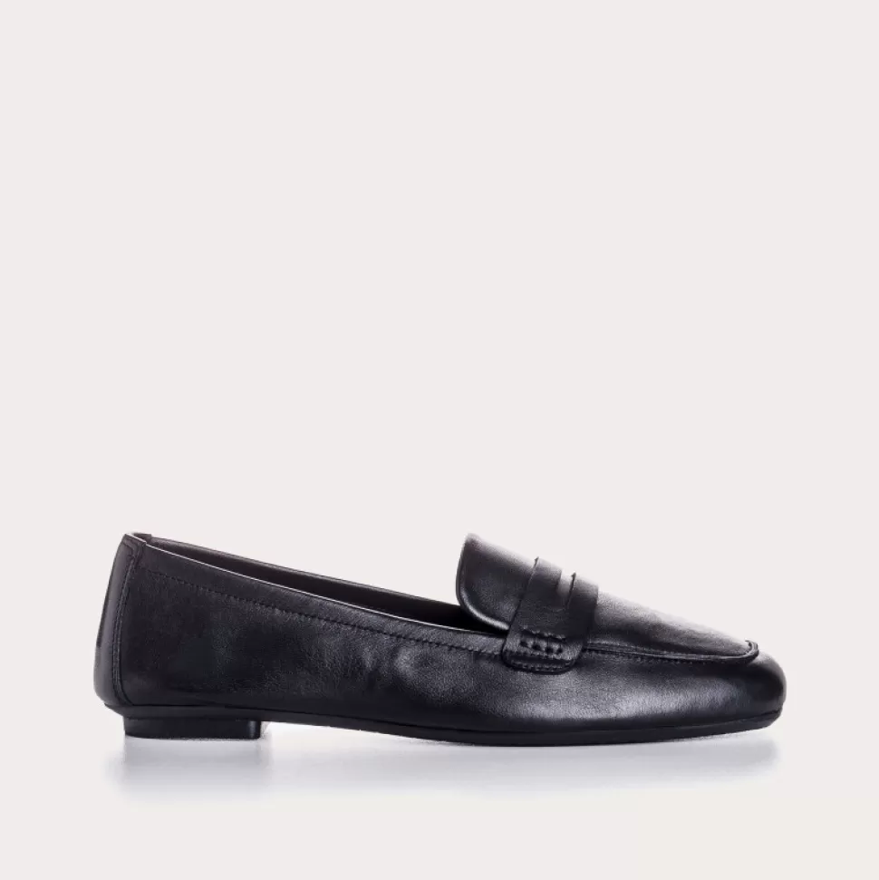 Mocassins^Reqins Mocassins Hema Cuir Cc Noir