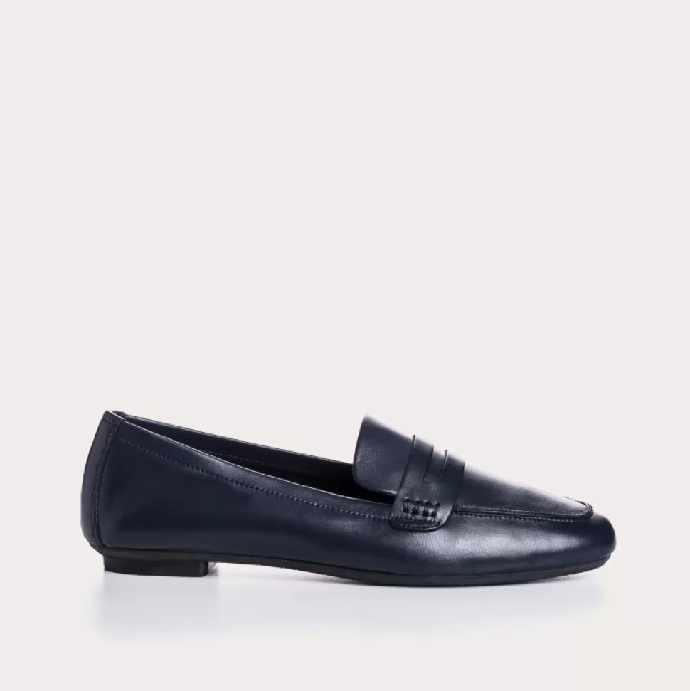 Mocassins^Reqins Mocassins Hema Cuir Cc Bleu