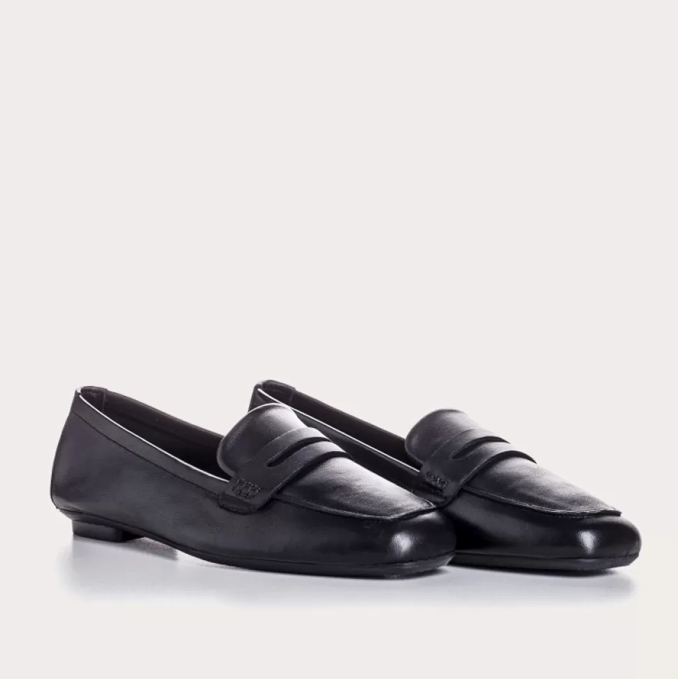 Mocassins^Reqins Mocassins Hema Cuir Cc Noir