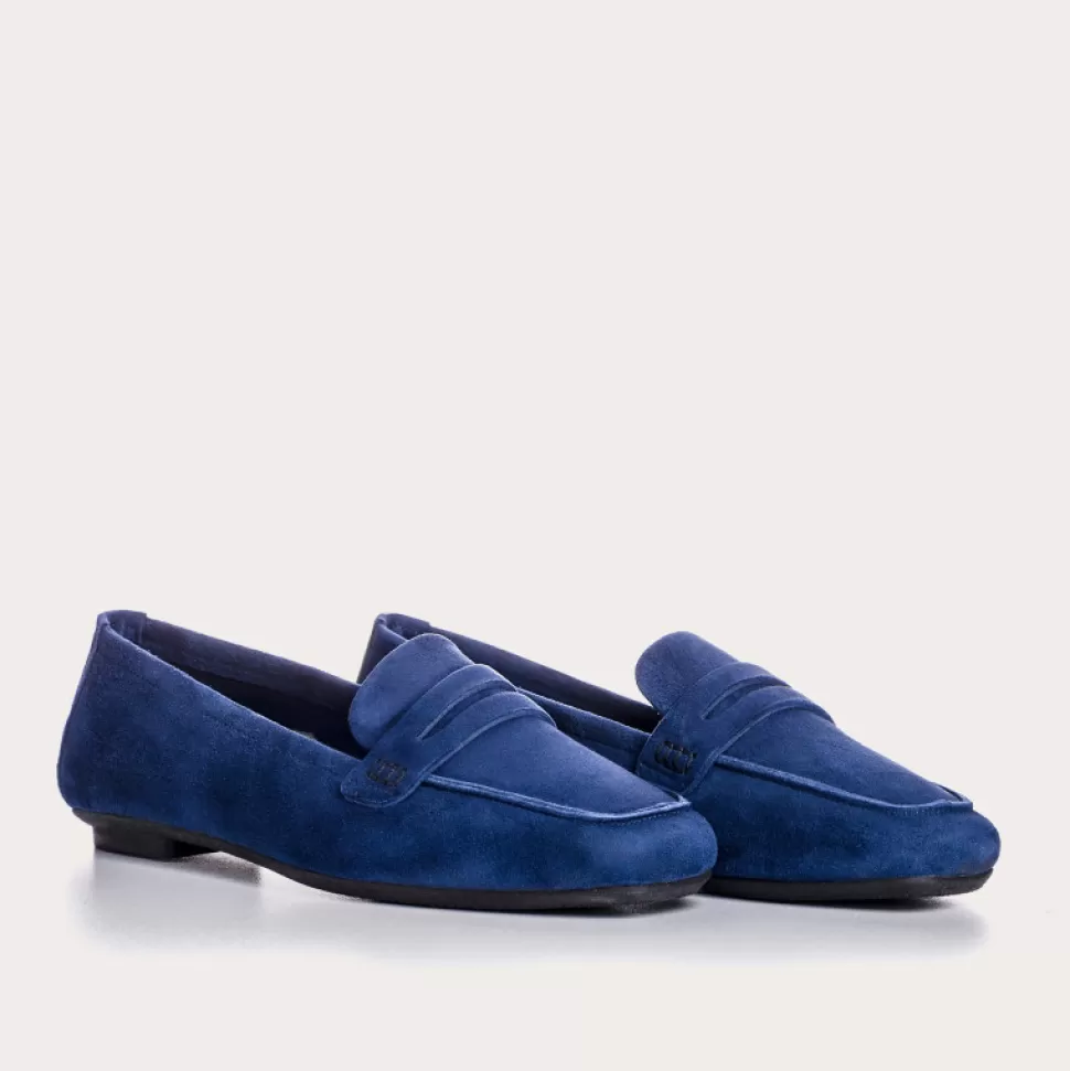 Mocassins^Reqins Mocassins Hema Cuir Velours Cc Ocean