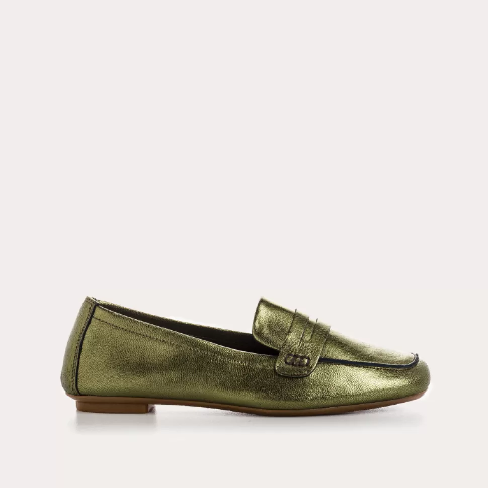 Mocassins^Reqins Mocassins Hema Eclat Vert, Olive