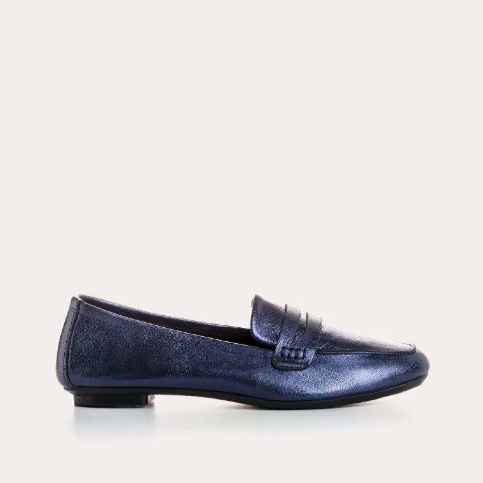 Mocassins^Reqins Mocassins Hema Eclat Metallique, Nuit