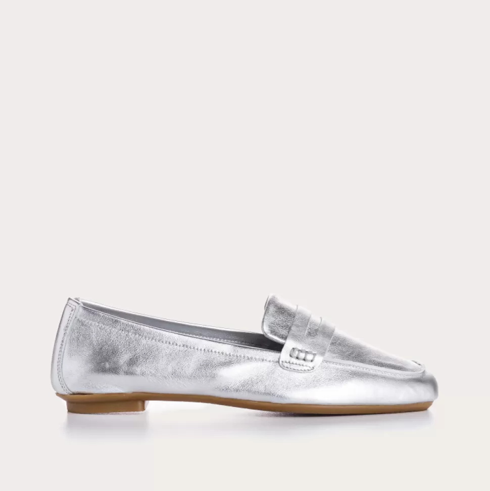 Mocassins^Reqins Mocassins Hema Eclat Cc Argent, Metallique