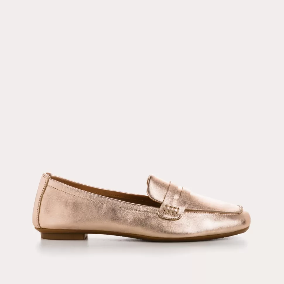 Mocassins^Reqins Mocassins Hema Eclat Cc Metallique, Rosee