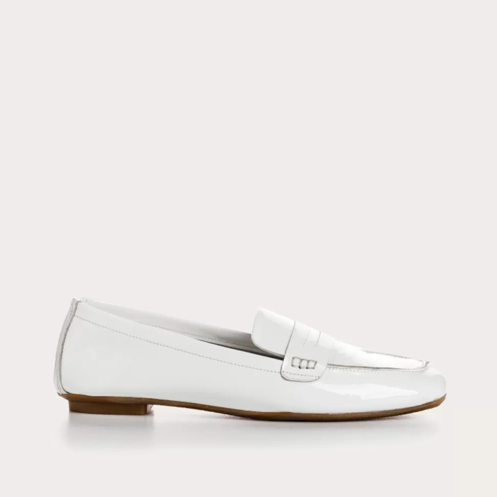 Mocassins^Reqins Mocassins Hema Vernis Cc Blanc, Blanc