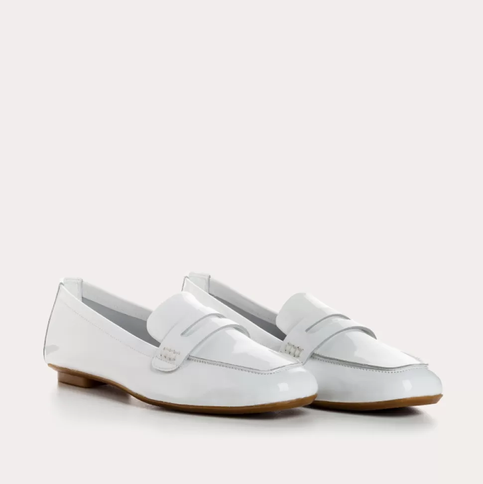 Mocassins^Reqins Mocassins Hema Vernis Cc Blanc, Blanc