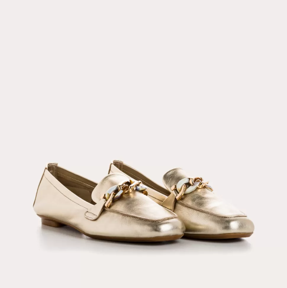 Mocassins^Reqins Mocassins Horel Eclat Metallique, Platine