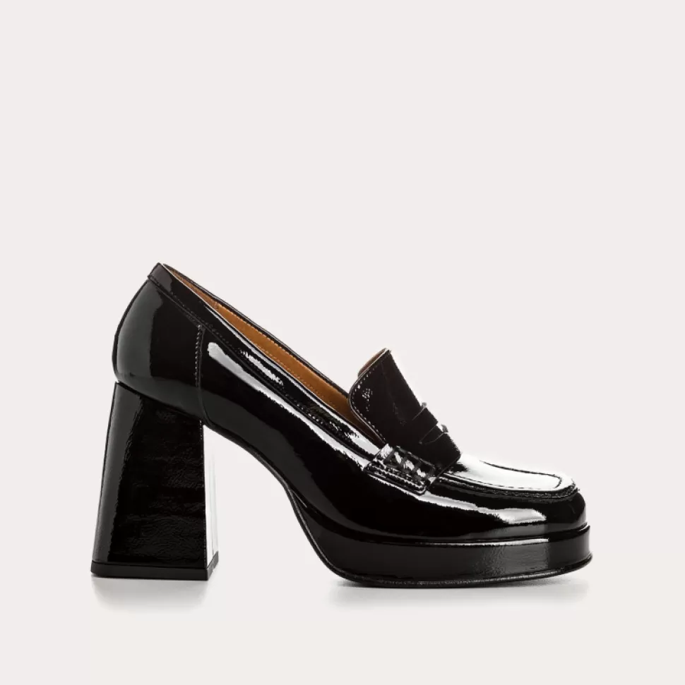 Mocassins^Reqins Mocassins Pablita Naplak Noir, Noir