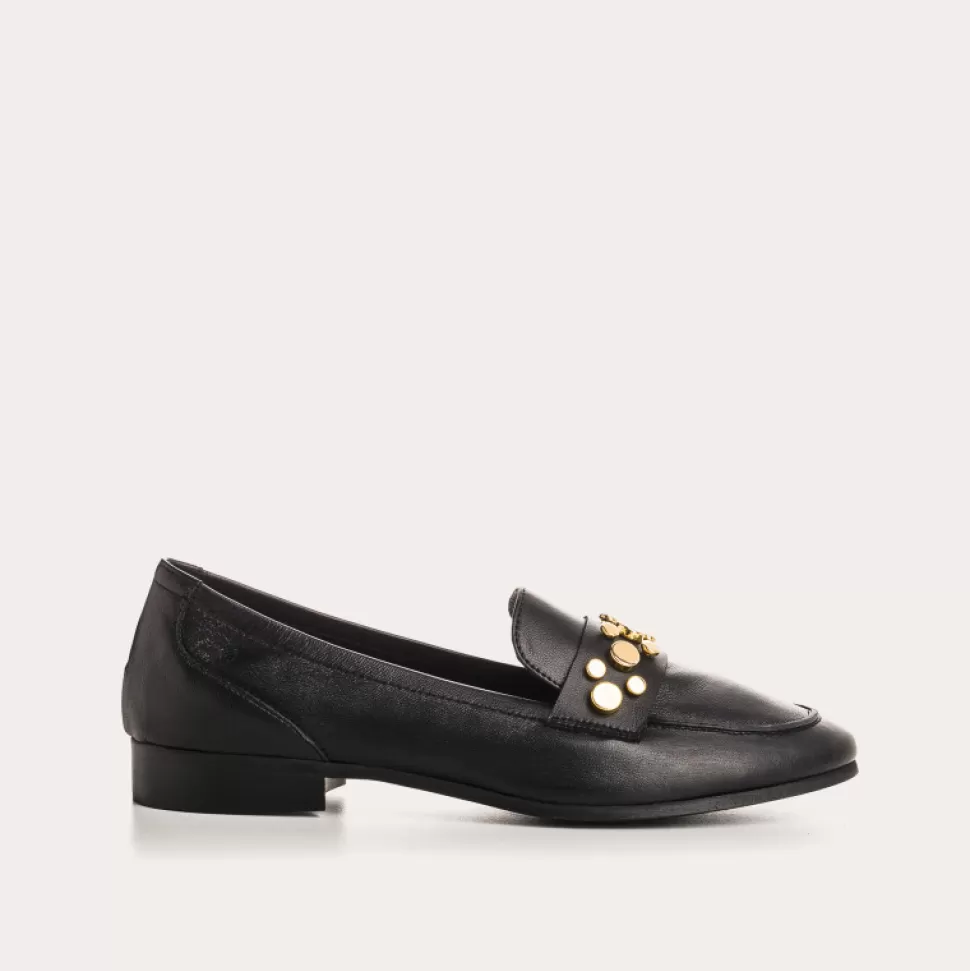 Mocassins^Reqins Mocassins Pavla Cuir Noir, Noir